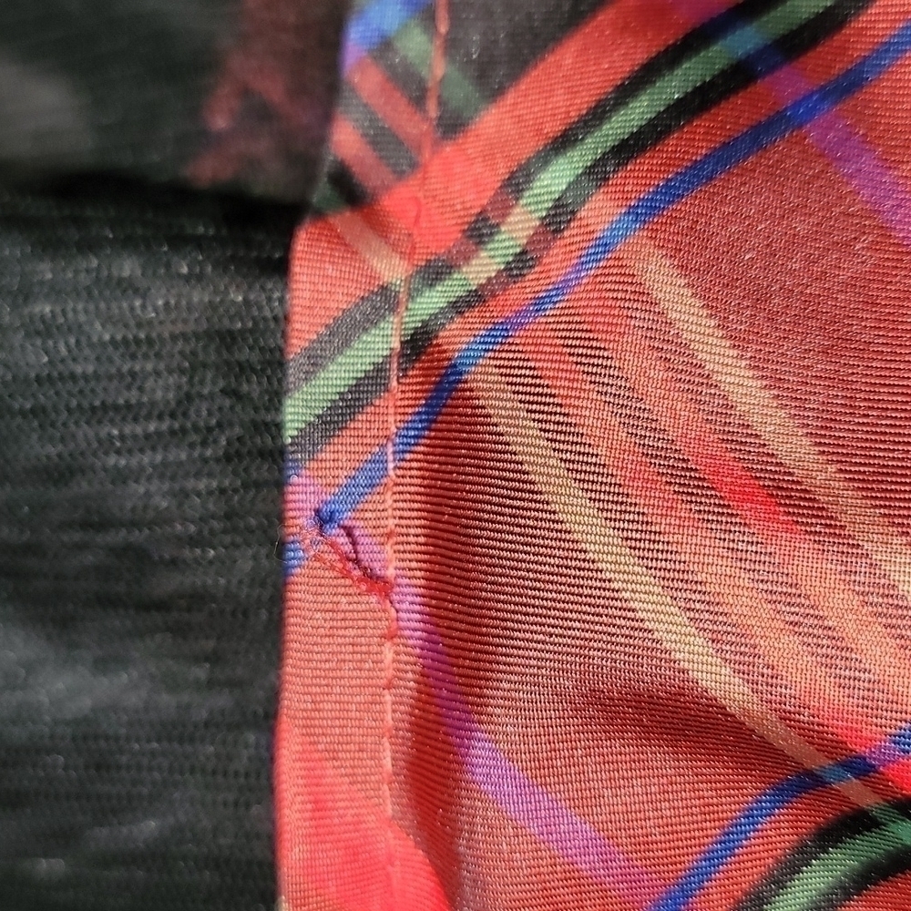 *NWOT* Girl's Cat & Jack tulle Dress Black Velvet Red Plaid - Picture 9 of 9